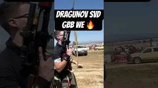 SVD Dragunov GBB WE🔥#airsoftcqb #airsoft #airsoftnation #airsoftgun #airsoftvideos #airsoftshorts