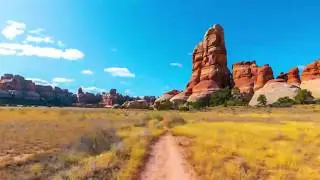 Chesler Park and the Joint Trail - Canyonlands National Park - Hyperlapse