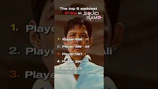 Saddest deaths in squid game ever 💔😓