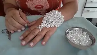 Luvas de pérolas para noivas