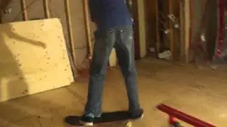 connor adams and graham beer skateboarding at my house