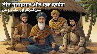 तीन गुनाहगार और एक दरवेश का वाकिया ll teen gunehgar aur ek darvesh ka waqiya ll Moral story