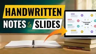 FREE AI Tool to Convert Handwritten Notes 📝 to Presentations⚡️