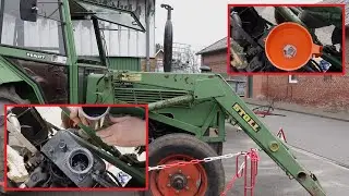 Fendt Farmer 108 LS - Hydrauliköl wechseln - Öl u. Filter neu, Anlage ausgequetscht wie ne Zitrone..