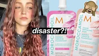 I HAVE PINK HAIR FOR A MONTH....testing temporary color