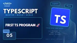 👉 Your First TypeScript Program 🚀 | Beginner Tutorial Step-by-Step (2026)