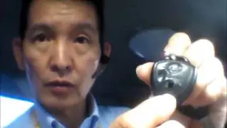 車の鍵キーレス・リモコンのボタンが破れた修理　トヨタヴィッツ　福岡