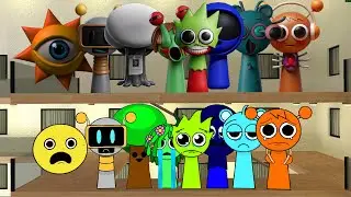 Original Sprunki Family is Afraid of 4K SPRUNKI FAMILY and Want Me to Save Them