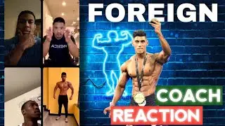 Foreign Coach Reacts😱 On Raja Ajith🔥Physique+Posing | Amit Tiwari |#amateurolympia2021 #bodybuilding