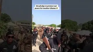 Combination of part of the security forces in Ghana #ghana #security #agencies #jama #combination
