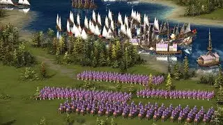 Cossacks 3 - Mission 4 THE STRUGGLE ON LA MANCHE | Dawn of the French Fleet