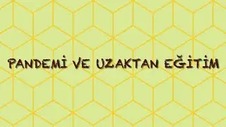 BÖLÜM 1: PANDEMİ ve UZAKTAN EĞİTİM