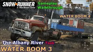 SnowRunner - Water Boom 3 | Water Boom 4 | The Albany River Contract - Ontario, Canada - Phase 9