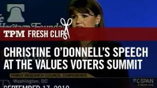 Christine O'Donnell's Speech At Values Voter Summit