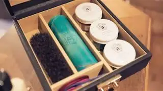 Our shoe care products in action - Melvin & Hamilton