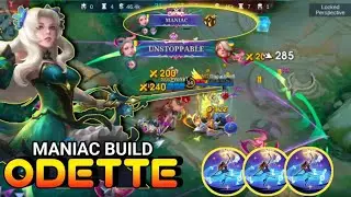 How to Play Odette Mid Lane | MVP Odette 16 Kills Maniac | Mobile Legends MLBB