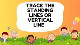 Tracing the standing line || vertical lines tracing | Tracing the standing or vertical lines -1||