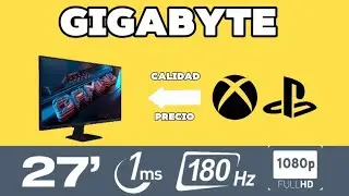 Este MONITOR es PERFECTO para TU CONSONOLA-PC GAMER | MONITOR GIGABYTE GS27FA
