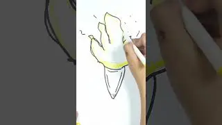 CUTE TORCH DRAWING | EASY DRAWING IDEAS FOR KIDS #cute #shorts #ytshorts #trending #viralvideo #art