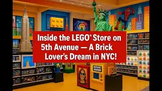 🧱✨ Inside the LEGO Store on 5th Avenue &ndash; A Brick Lover&rsquo;s Dream in NYC!