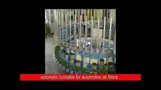 Rotary plant for PU products (balloons, steeringwheels, gaskets, car filters, air filters, etc.)