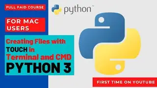 Creating Files with TOUCH in Mac Terminal Coding for Kids Python Learn to Code with 50 Awesome Games