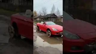 Сельский кабриолет на конной тяге с колесами от телеги #юмор #alcohol #humor #прикол
