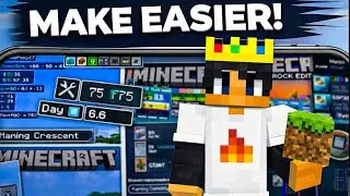 5 Mods that will Make Your MCPE Super Easy 💫👍