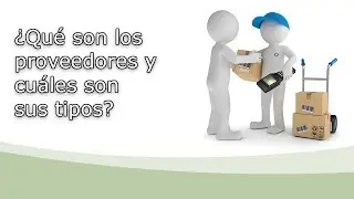 ¿Qué son los proveedores y cuáles son sus tipos?