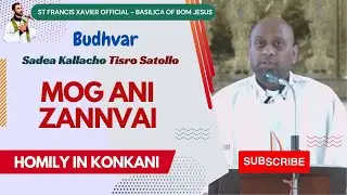 Mog ani Zannvai 🙏 Konkani Homily - Basilica of Bom Jesus, Old Goa #homiliesforbusypeople