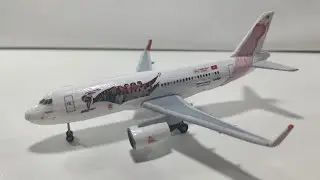DIY TUNISAIR Airbus A320 NEO Carthage Eagles FIFA Qatar 2022 World Cup Special Livery 1:200 model