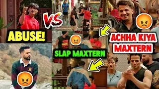 Maxtern ABUSE Elvish Yadav in The 50 Show! | Elvish Yadav Friend Archit & Lakshay Slap Maxtern