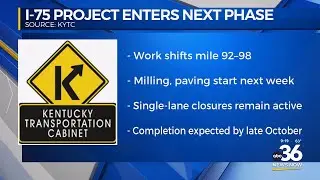 I-75 project enters next phase