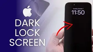 Как сделать экран iPhone чёрным при блокировке! (Быстро)