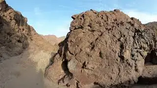 Hiking & Scrambling the Lost Man Route in VR #scrambling #VirtualReality #360video Lone Palm