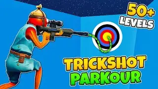 FORTNITE - CASUAL TRICKSHOT PARKOUR 50+ CREATIVE MAP