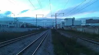 SNCFT EMU25 TRAIN RIDE FROM TUNIS TO ERRIADH 