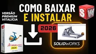 Como instalar o Solidworks 2026 e fazer download no computador #solidworks #engenharia #cad #3d