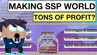 MAKING MY FIRST SSP WORLD IN GROWTOPIA | Growtopia