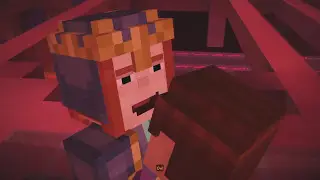 Minecraft: story mode THE JESSE AND PETRA HUG