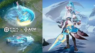 HoK New Skin Allain Celestial Fallen Snow White Wolf | Nova Skin Allain HoK | AOV X HoK