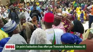 Don d'un point d'adduction d'eau potable par le député Salmana Amadou Ali #Eau #Maroua