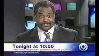KMBC-TV, Ch. 9, Kansas City, MO, 10PM News Teaser & Severe Weather Bug, From July 13th, 2006