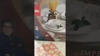 Cello Imperial Collection 14 Pcs Dinner Set Unboxing