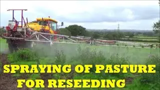 SPRAYING OFF PASTURE FOR RESEEDING