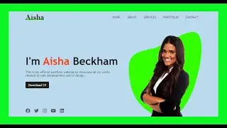 How To Make A Portfolio Website With Image Transform Effect Using HTML and CSS | Website Design