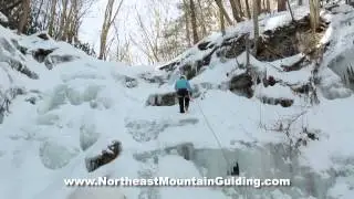 Ice Climbing in the Delaware Water Gap, PA