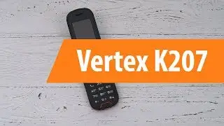 Распаковка сотового телефона Vertex K207 / Unboxing Vertex K207