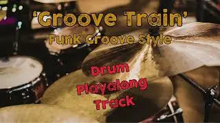 A deep groove drum Playalong Track w click