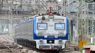 Mumbai CSMT bound fast AC local | Indian Railways #emulocaltrain